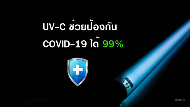 UVC ฆ่าเชื้อไวรัส COVID-19 บนพื้นผิวเป็นเวลา 6 วินาทีได้ถึง 99%