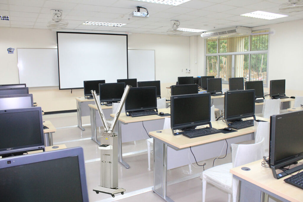 วิธียับยั้งเชื้อโรคด้วยแสง UV-C สำหรับโรงเรียนและมหาวิทยาลัย